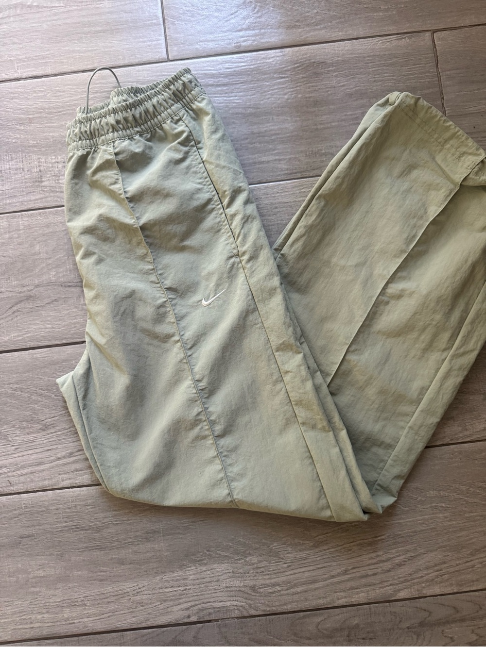 Nike Women Sage Green Lightweight Track Pants S